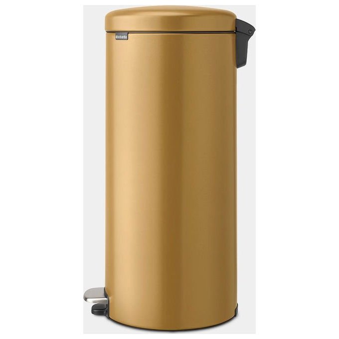Brabantia 8710755238765 NewIcon Pattumiera a pedale 30 litri con chiusura ammortizzata e base antiscivolo colore Oro