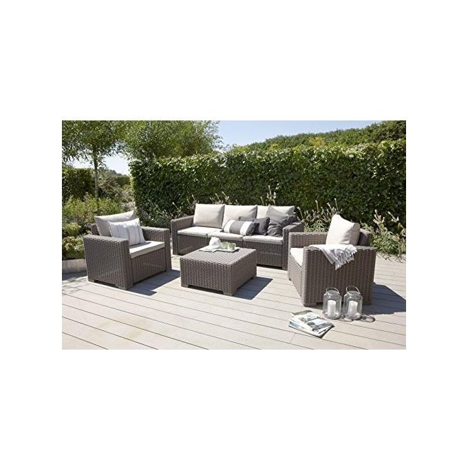Keter California Tavolo 68x68x35h Cm Cappuccino