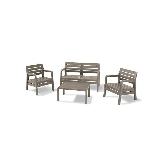 Keter Set Salottino Da Giardino Delano Cappuccino