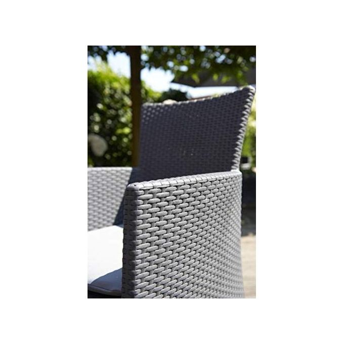 Keter Set Mobili Da Giardino Iowa Grafite