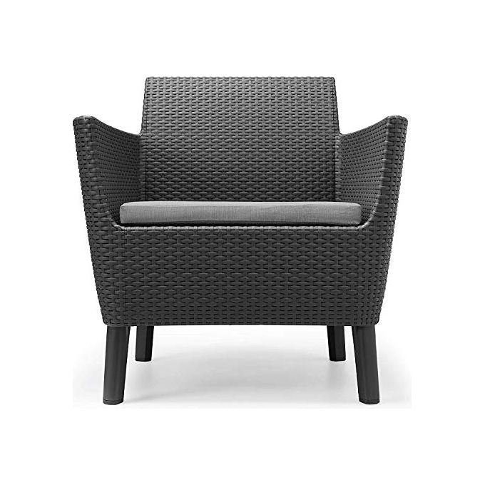 Keter Set Mobili Da Giardino Salemo Con Tavolo Luzon Grafite
