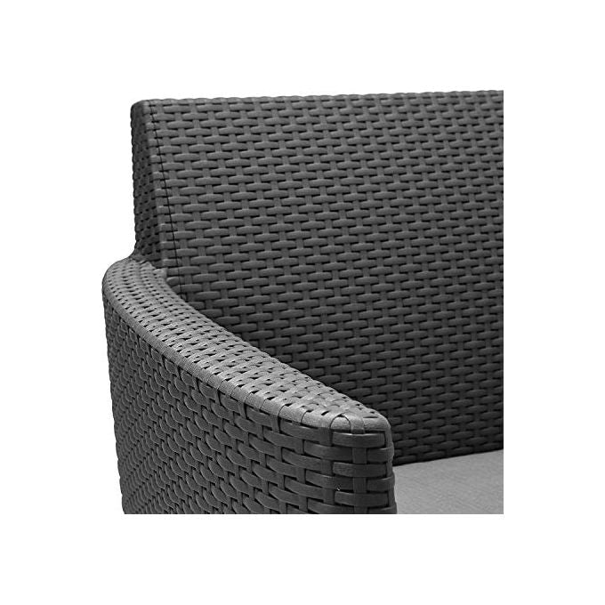 Keter Set Mobili Da Giardino Salemo Con Tavolo Luzon Grafite