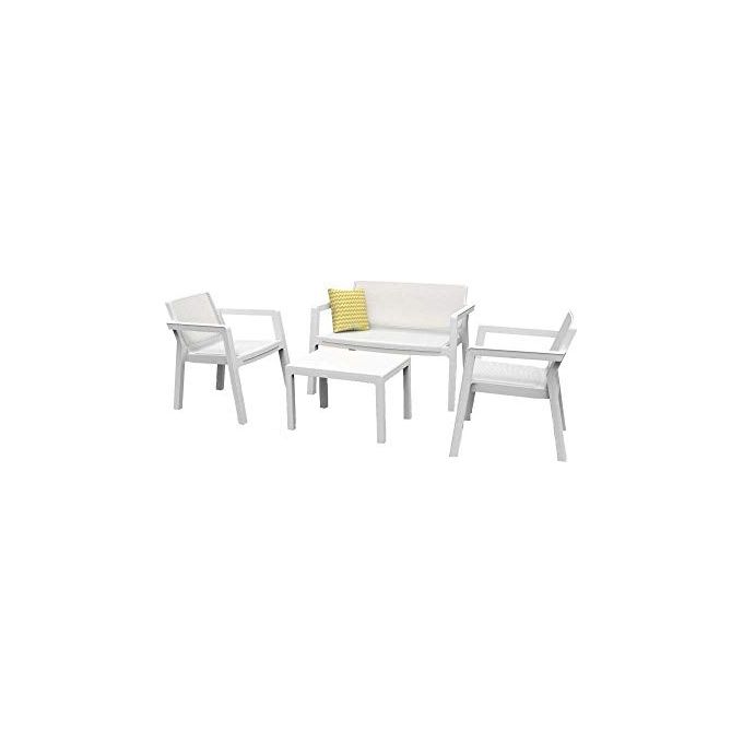 Keter Set Salottino Da Giardino Emily Bianco