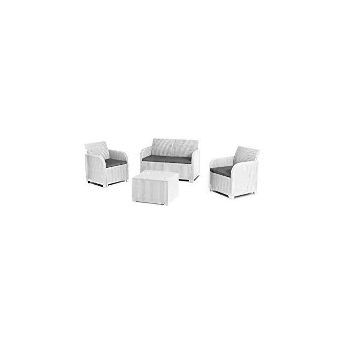 Keter Set Salottino Da Giardino Rosalie Bianco