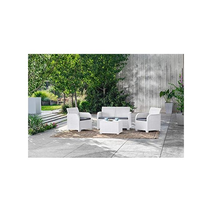 Keter Set Salottino Da Giardino Rosalie Bianco