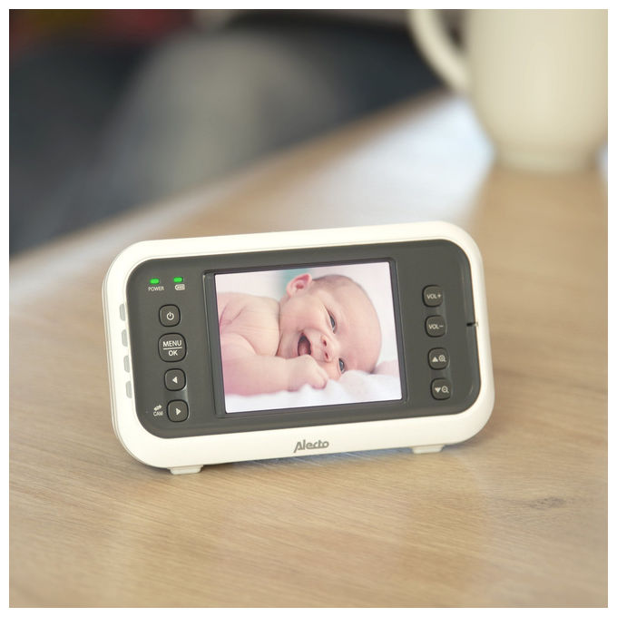 Alecto 8712412580286 DVM-77 Video Baby Monitor con schermo da 2,8'' colore Nero