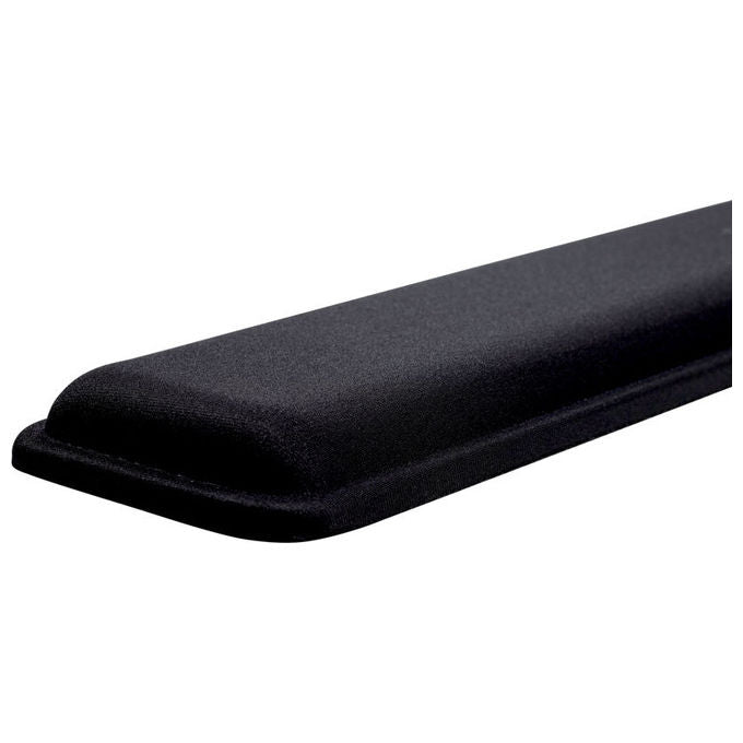 Trust 26411 Poggiapolso da Tastiera Materiale Schiuma Microfibra PU con Barra Antiscivolo 457x88x20 mm colore Nero