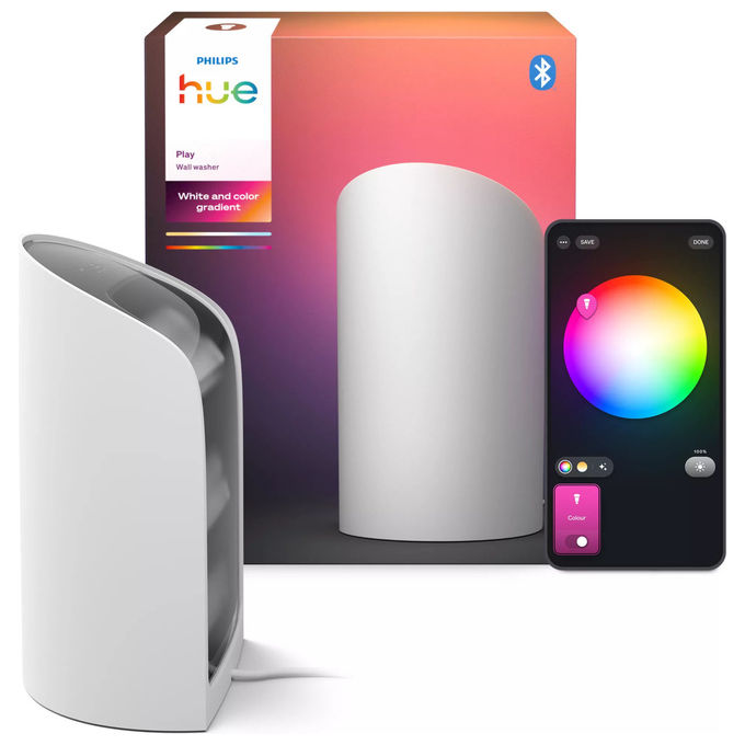 Philips 8720169339651 Hue Play wall-washer Lampada da tavolo intelligente RGBW 20 W 1035 lm colore Bianco
