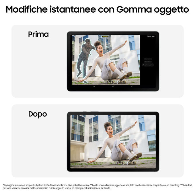 Samsung 8806097638612 Galaxy Tab S10 Lite Tablet Android 15 256 GB 8 GB RAM 10.9'' 90 Hz colore Grigio