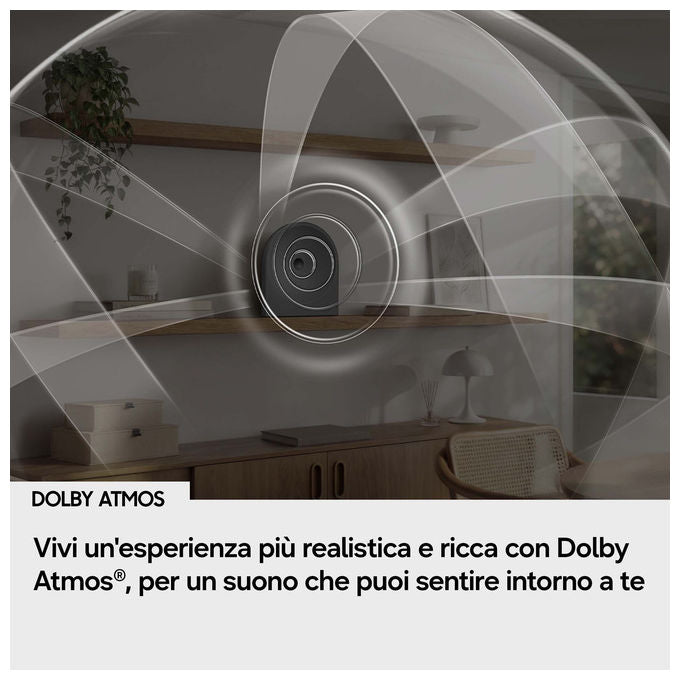 Samsung LS50HXC Music Studio 5 Altoparlante Wireless 2.0 Ch 70 W Dolby Atmos Multiroom SmartThings colore Nero