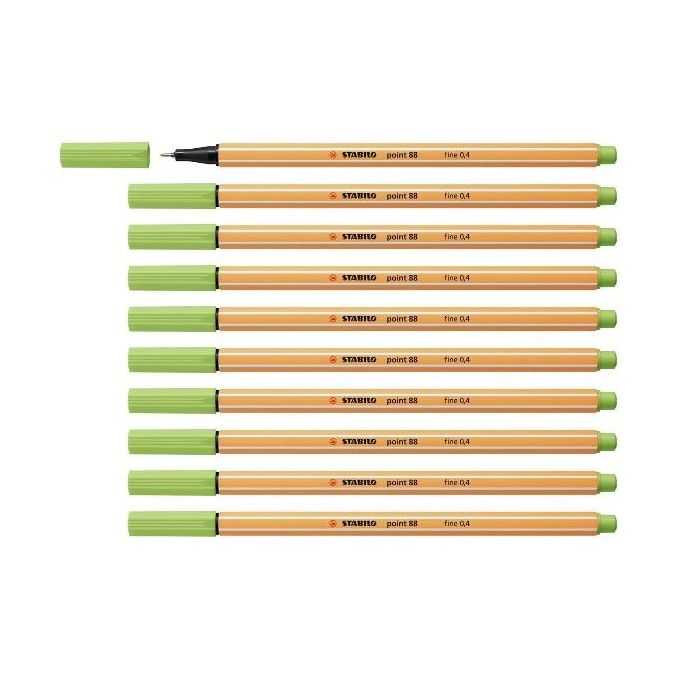 Stabilo Confezione 10 Point 88 Pistacchio