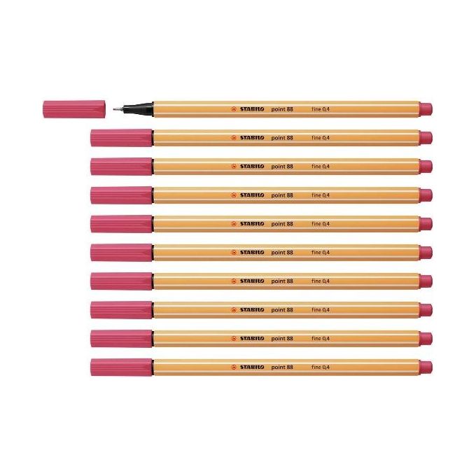 Stabilo Confezione 10 Point 88 Strawberry
