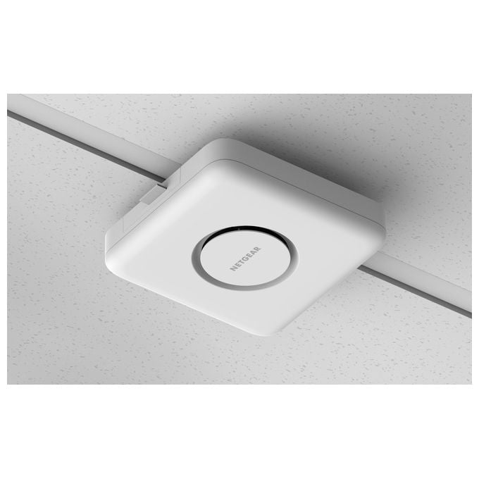 Netgear WBE758-111EUS WBE758 Access Point Wi-Fi 7 Tri-Band 11530 Mbit-s 10 Gbps Ethernet PoE Bianco