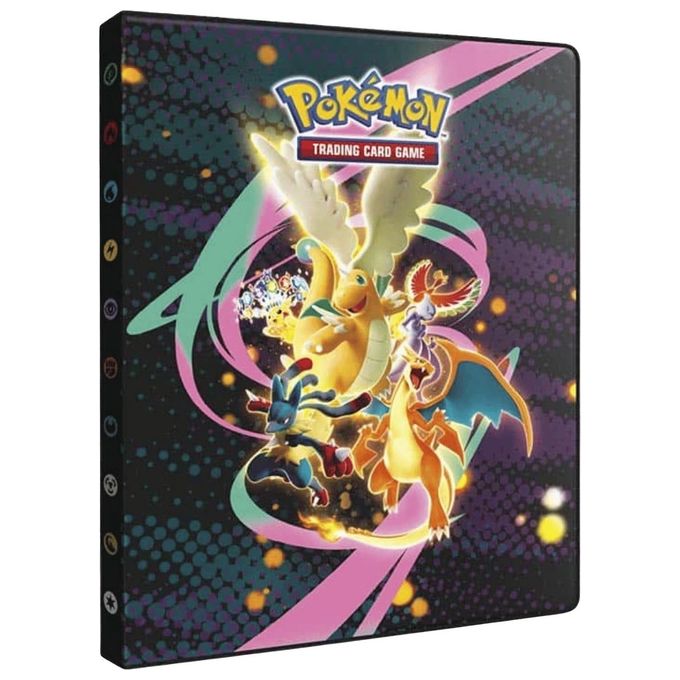 UltraPro 9 Tasche Pokemon Megaevo Ascend Heroes Portafoglio per 252 Carte Standard 14 Pagine 9 Tasche Sicuro per Archiviazione Senza PVC e Privo di Acidi Made in California colore Nero