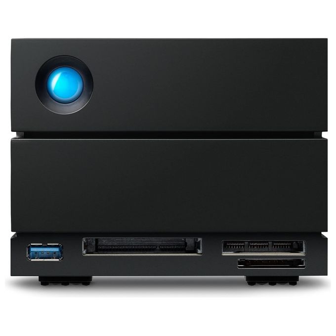 LaCie STLG48000400 2big Dock Unita' disco esterna 48TB Thunderbolt 4 USB 4 compatibile 550 MB-s colore Nero