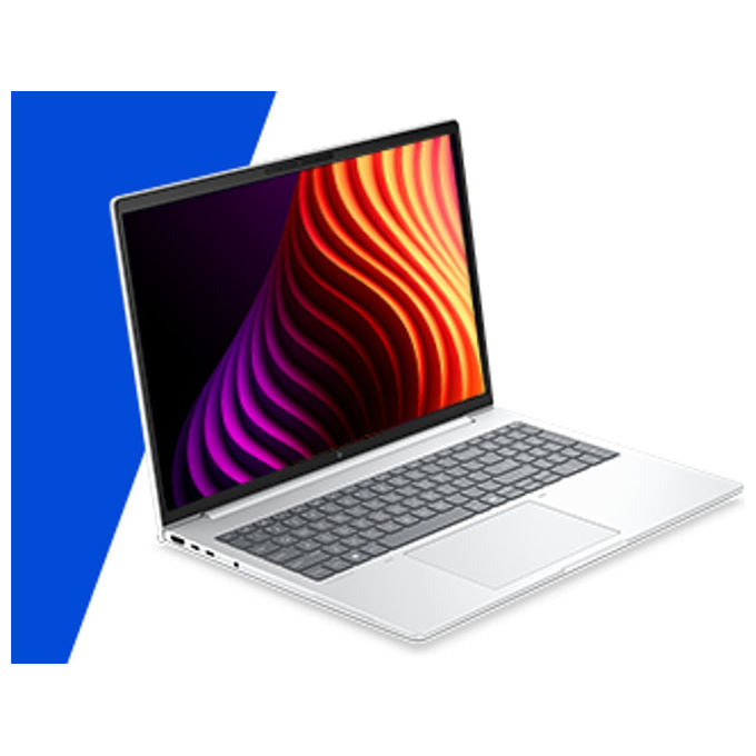 HP E43JKAT EliteBook 8 G2i 16 inch Notebook Intel Core Ultra 7 16 GB LPDDR5x-SDRAM 512 GB SSD Wi-Fi 7 5G colore Argento