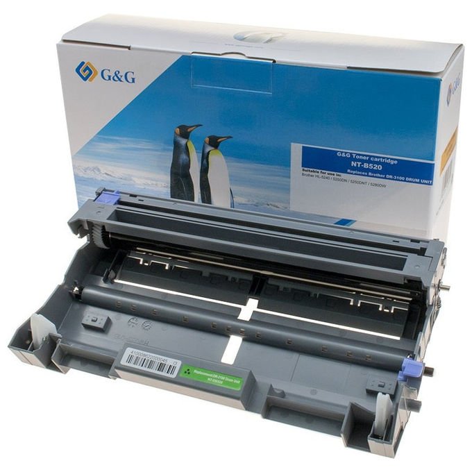 GandG DR3100 DR3200 Tamburo per Stampante 25000 Pagine colore Nero