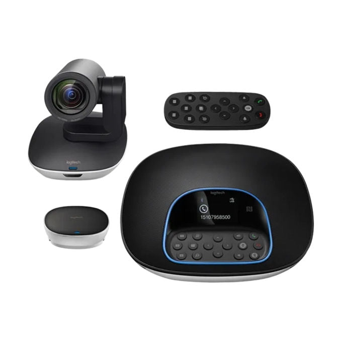 Empire AV.CONFW4 Sistema per Videoconferenza con Webcam e Microfoni Integrati 2 microfoni inclusi 1 fotocamera inclusa colore Nero