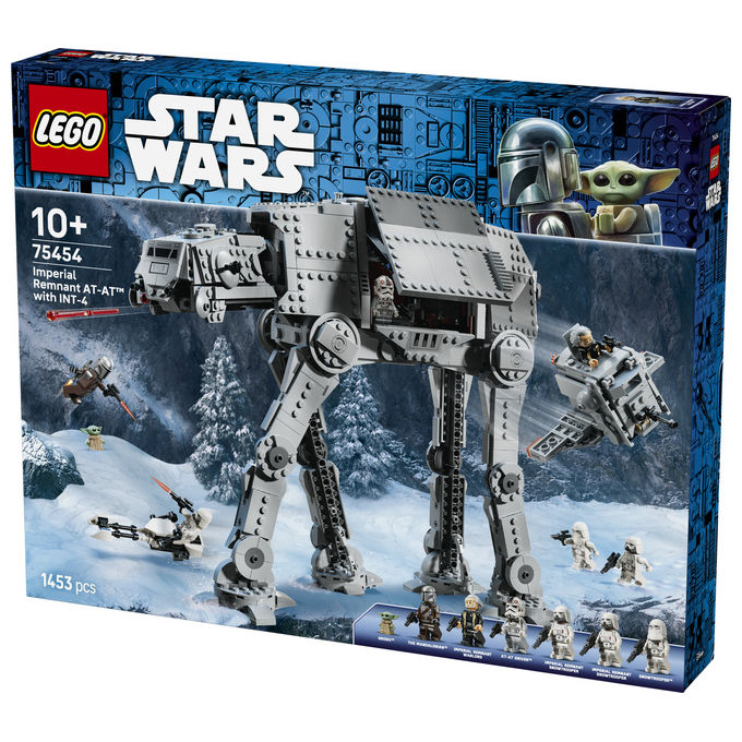 Lego 75454 AT-AT Imperial Remnant con INT-4 Kit con Navetta Speeder Bike 6 Minifigure e 1 Figura 1453 pezzi colore Multicolore