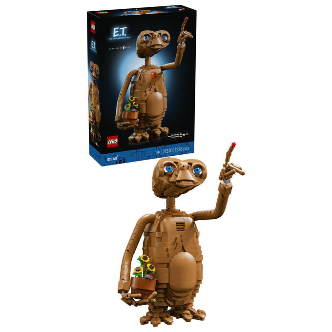 Lego 21370 LEGO Ideas Kit Modellismo per Adulti con Figura Aliena Fiori Finti e Mattoncino Luminoso colore Multicolore