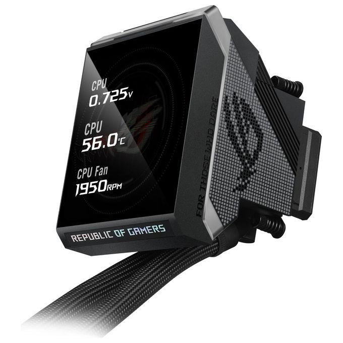 Asus 90RC01M1-B0EAY0 ROG Strix LC IV 360 ARGB LCD Raffreddatore di liquidi tutto in uno 12 cm colore Nero
