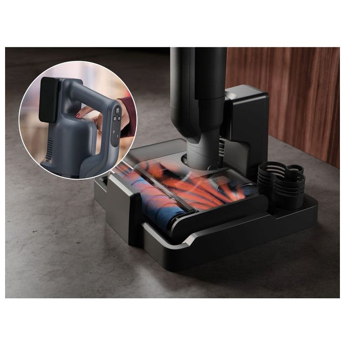 AEG 900 402 406 Aspirapolvere Senza sacchetto 4 3 Ah 35 min 81 dB colore Grigio Acciaio inox