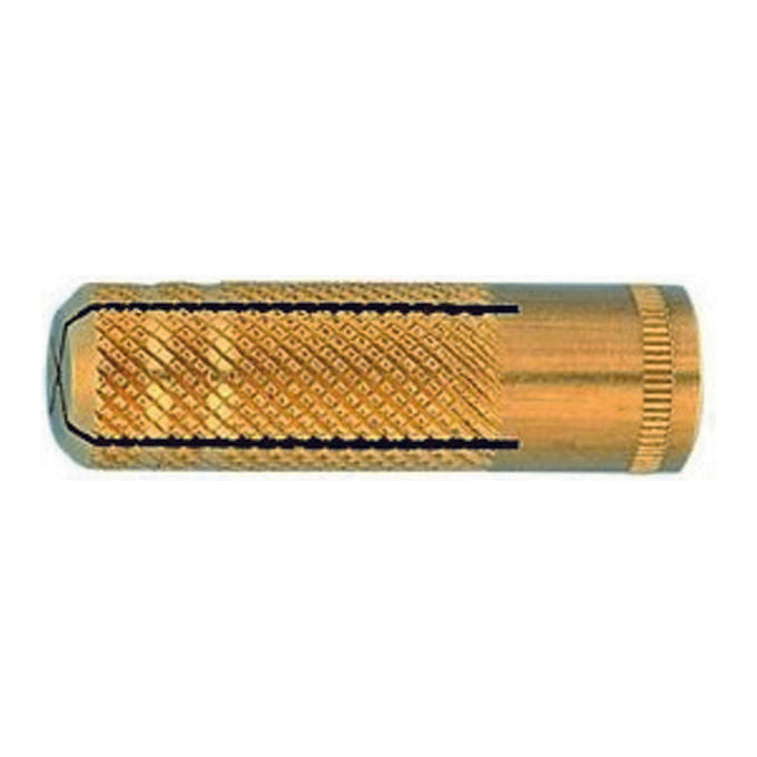 Tassello Ottone Prezzo Per Scatola Da 100 Pz. - Mod. - M8