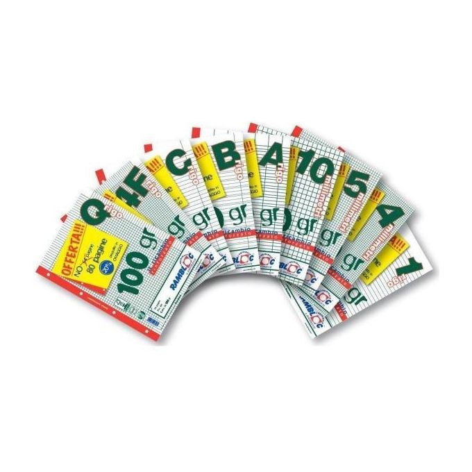 Rambloc Ricambio Bianco A4 100gr 1R 100 Fogli