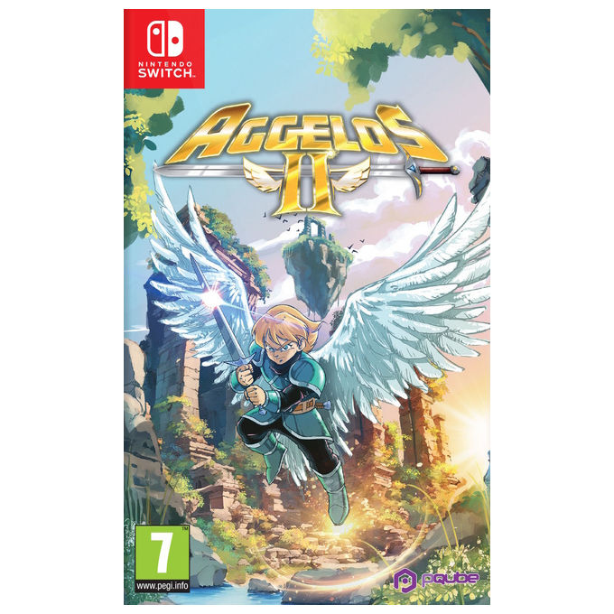PQube 90797562 Aggelos 2 Gioco per Nintendo Switch Genere Azione Avventura Piattaforma Classificazione PEGI 7 Lingue ITA Inglese Francese Tedesco ESP colore Nero