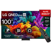 LG 100QNED87B6.API QNED87B TV 4K QNED MiniLED Dolby Vision HDR10 Pro VRR 144Hz colore Nero