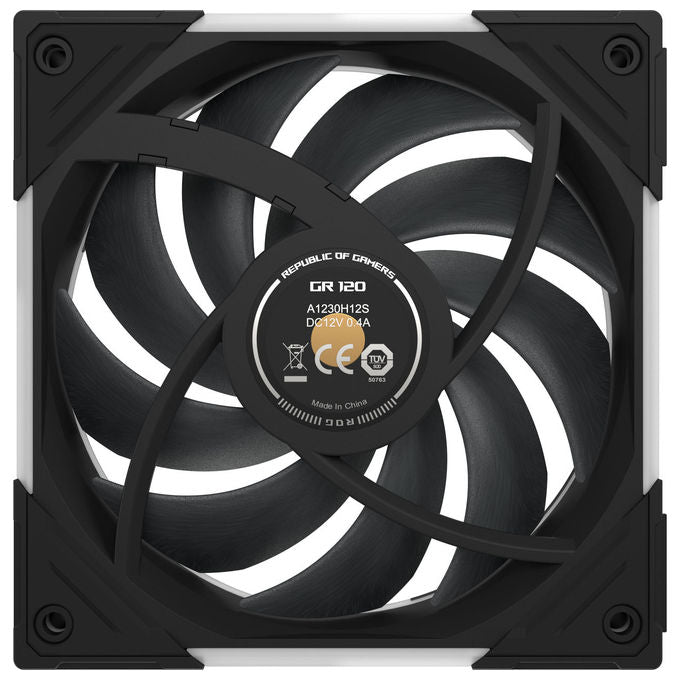 Asus ROG EURUX GR120 FAN ARGB REVERSE BL Ventola 120mm 2200 rpm 70 cfm 32 dB colore Nero