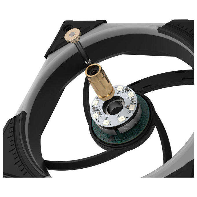 Asus ROG EURUX GR120 FAN ARGB REVERSE BL Ventola 120mm 2200 rpm 70 cfm 32 dB colore Nero