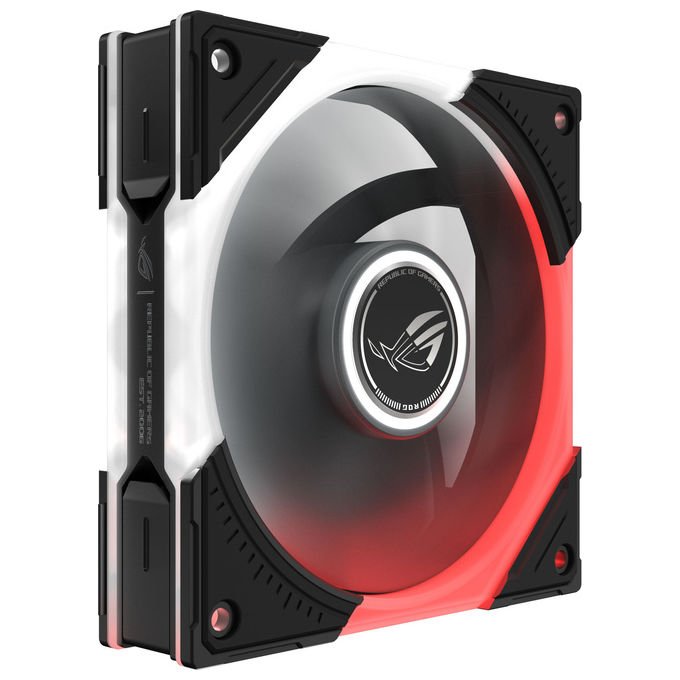 Asus ROG EURUX GR120 FAN ARGB REVERSE BL Ventola 120mm 2200 rpm 70 cfm 32 dB colore Nero