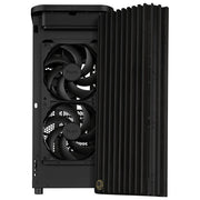 Asus 90DC00M0-B39000 ProArt PA401 Tower Case ATX con pannello laterale in vetro temperato e materiale in legno di frassino colore Nero