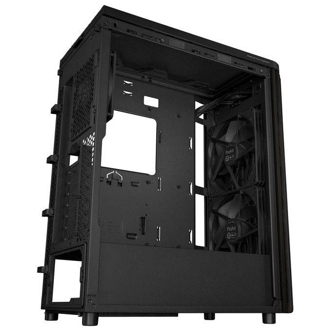 Asus 90DC00M0-B39000 ProArt PA401 Tower Case ATX con pannello laterale in vetro temperato e materiale in legno di frassino colore Nero