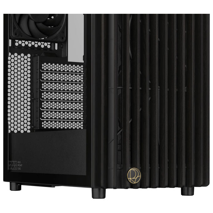 Asus 90DC00M0-B39000 ProArt PA401 Tower Case ATX con pannello laterale in vetro temperato e materiale in legno di frassino colore Nero