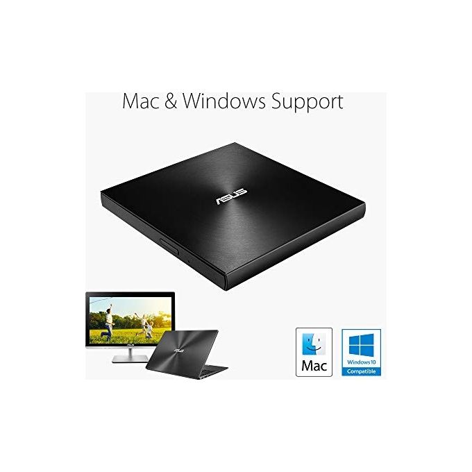 ASUS U9M SDRW-08U9M-U Zendrive Masterizzatore Esterno Type C con supporto M-Disc Mac OS e Windows support Nero