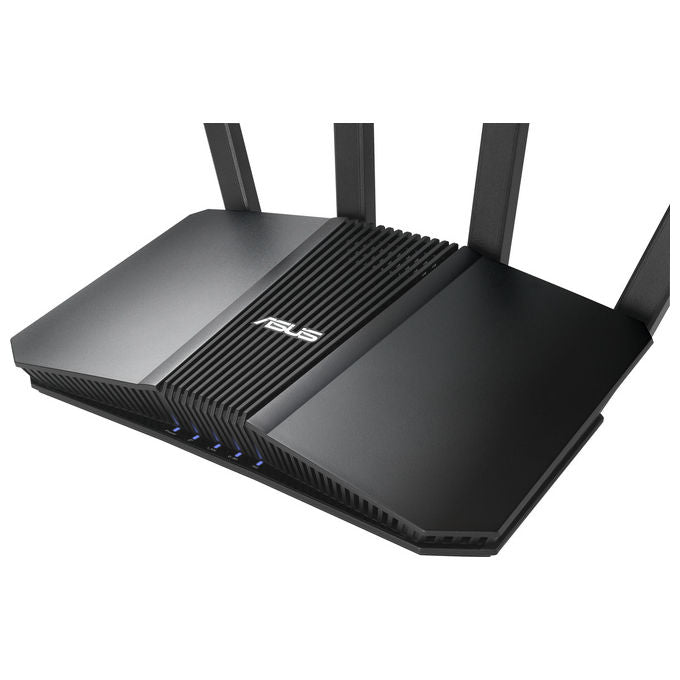 ASUS router WiFi 7 dual-band RT-BE55 90IG0A80-MO3C00 BE3600 porta WAN 2.5G AiMesh AiProtection Pro VPN controllo genitori nero