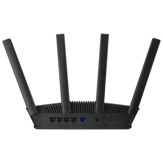 ASUS router WiFi 7 dual-band RT-BE55 90IG0A80-MO3C00 BE3600 porta WAN 2.5G AiMesh AiProtection Pro VPN controllo genitori nero