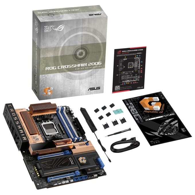 Asus 90MB1PP0-M0EAY0 ROG Crosshair 2006 Scheda Madre AMD X870E AM5 ATX DDR5 5x M.2 PCIe 5.0 Wi-Fi 7 LAN 10G