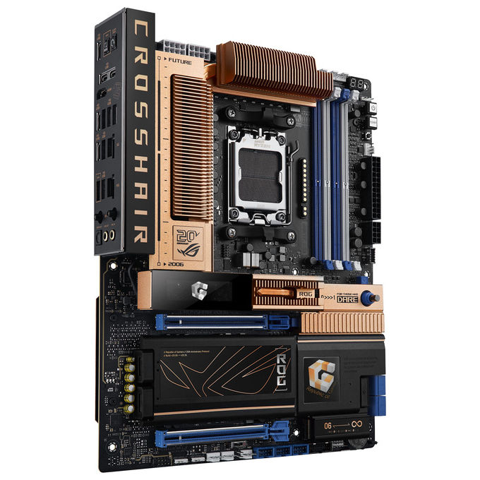 Asus 90MB1PP0-M0EAY0 ROG Crosshair 2006 Scheda Madre AMD X870E AM5 ATX DDR5 5x M.2 PCIe 5.0 Wi-Fi 7 LAN 10G