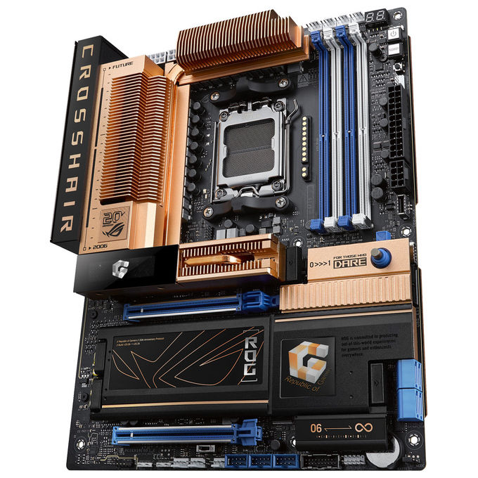 Asus 90MB1PP0-M0EAY0 ROG Crosshair 2006 Scheda Madre AMD X870E AM5 ATX DDR5 5x M.2 PCIe 5.0 Wi-Fi 7 LAN 10G