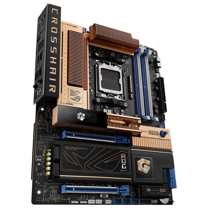 Asus 90MB1PP0-M0EAY0 ROG Crosshair 2006 Scheda Madre AMD X870E AM5 ATX DDR5 5x M.2 PCIe 5.0 Wi-Fi 7 LAN 10G