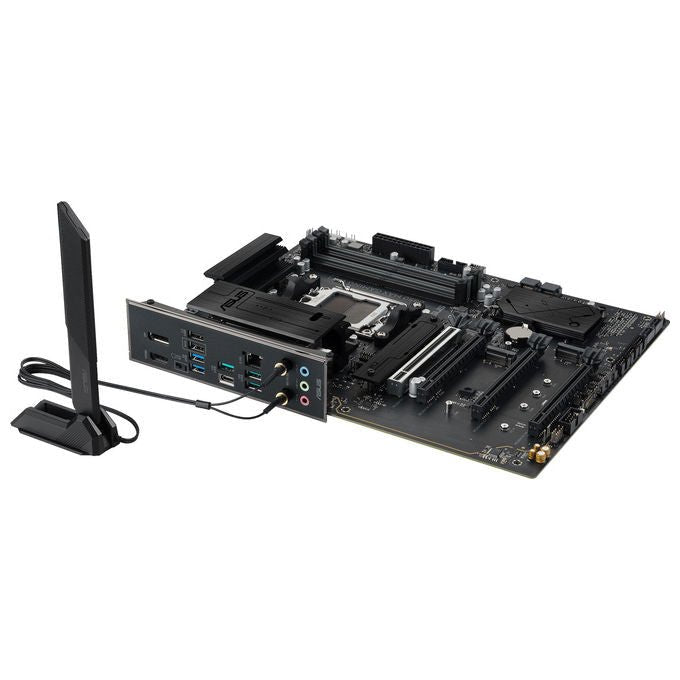 ASUS scheda madre B850 MAX GAMING WIFI, socket AM5, chipset AMD B850, DDR5, PCIe 5.0, 3 slot M.2, Wi-Fi 6E, ATX, nera