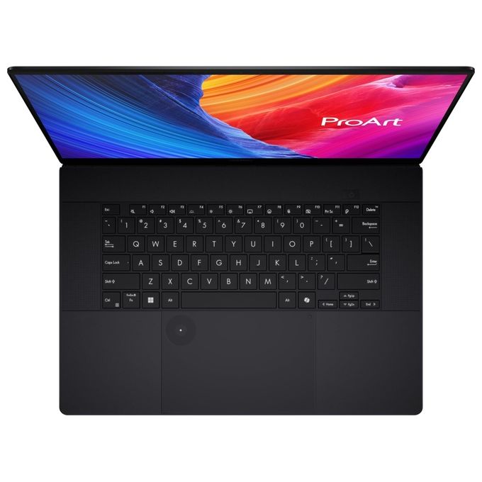 Asus H7606WP PROART P16 AMD Ryzen Master AI 9 HX 370 Notebook 16 pollici 3K OLED Touch 64GB RAM 4TB SSD NVIDIA RTX 5070 8GB GDDR7 Windows 11 Pro Nero