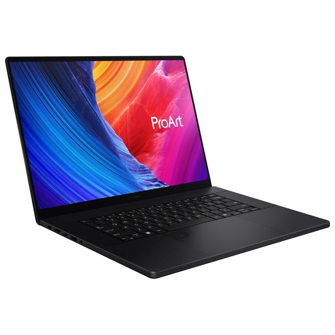 Asus H7606WP PROART P16 AMD Ryzen Master AI 9 HX 370 Notebook 16 pollici 3K OLED Touch 64GB RAM 4TB SSD NVIDIA RTX 5070 8GB GDDR7 Windows 11 Pro Nero