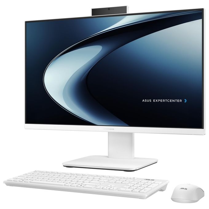 ASUS ExpertCenter P440VA, PC all-in-one 23,8'' touch, Intel Core 5 210H, 16GB DDR5, SSD 512GB, Windows 11 Pro, Bianco
