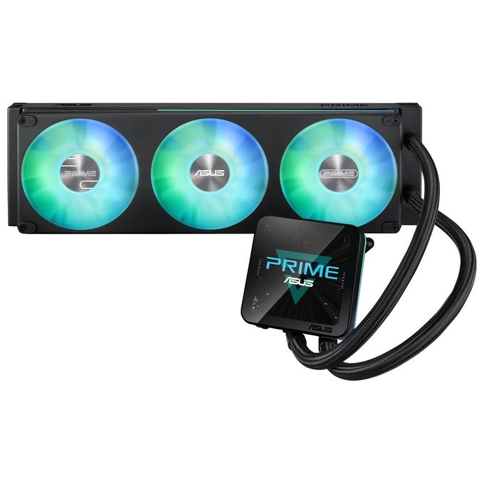 Asus 90RC01Q1-B0EAY0 PRIME LC II Water Cooler CPU 360mm con Display LCD 3.95'' e Illuminazione ARGB colore Nero