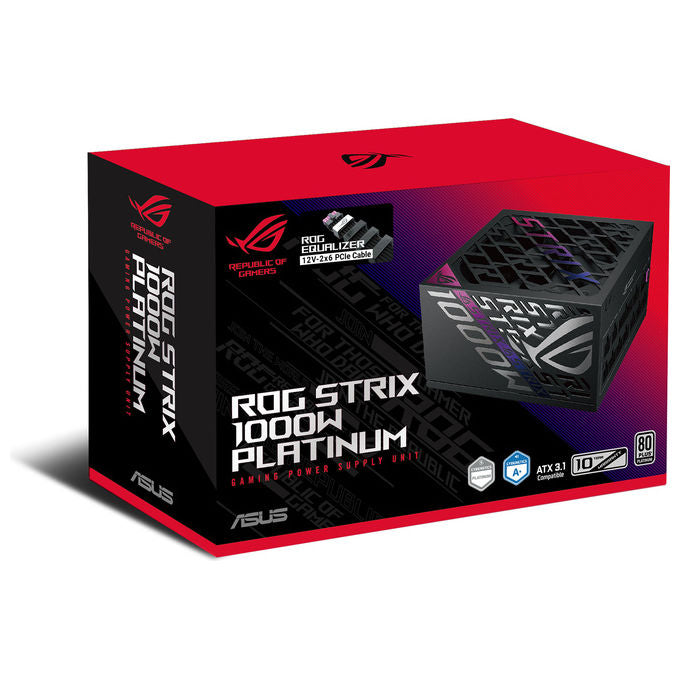 Asus 90YE00W7-B0NA00 ROG-STRIX-1000P-GAMING-E Alimentatore per computer 1000 W 80 PLUS Platinum colore Nero