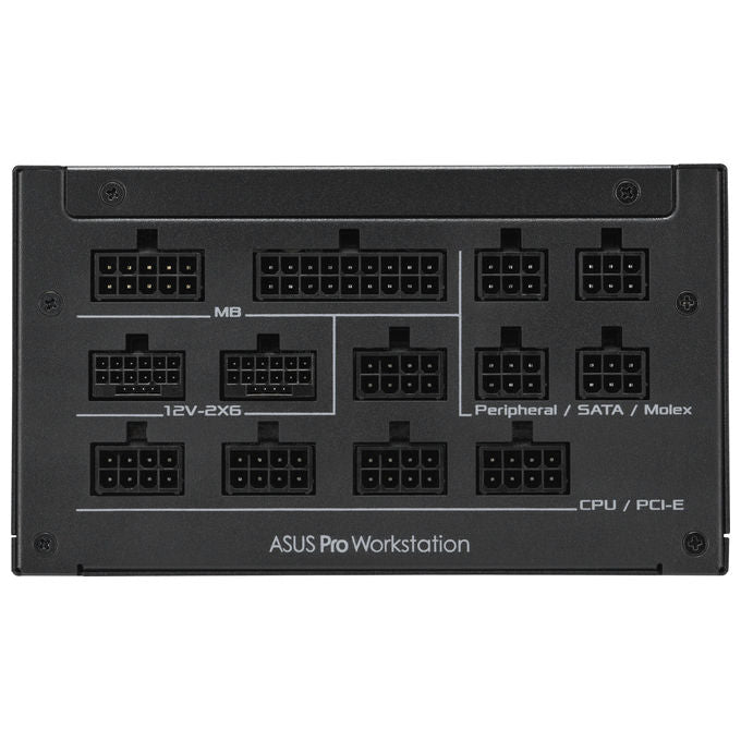 Asus 90YE00Z2-B0NA00 Pro WS Alimentatore 1600W 80 PLUS Platinum ATX Totalmente Modulare colore Nero